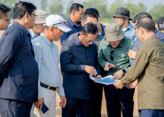 ឯកឧត្តម វ៉ី សំណាង អញ្ជើញចូលរួមចុះពិនិត្យទីតាំងត្រៀមបើកការដ្ឋានសាងសង់ «ព្រែកជីកហ្វូណនតេជោ» ជំហានទី២ នៅស្រុកបូរីជលសារ