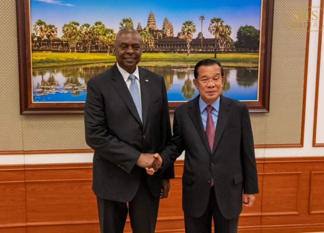 សម្ដេចតេជោ ហ៊ុន សែន អនុញ្ញាតឱ្យ រដ្ឋមន្ត្រីការពារជាតិសហរដ្ឋអាមេរិក  ចូលជួបសម្ដែងការគួរសម និង ពិភាក្សាការងារ